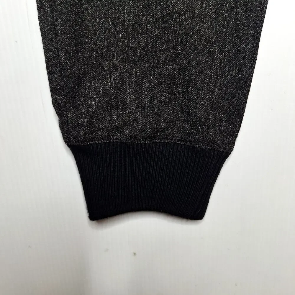 Paige Men's Elmwood Jogger Hybrid Dress Pants 33 Black Coffee Black Gray Tweed